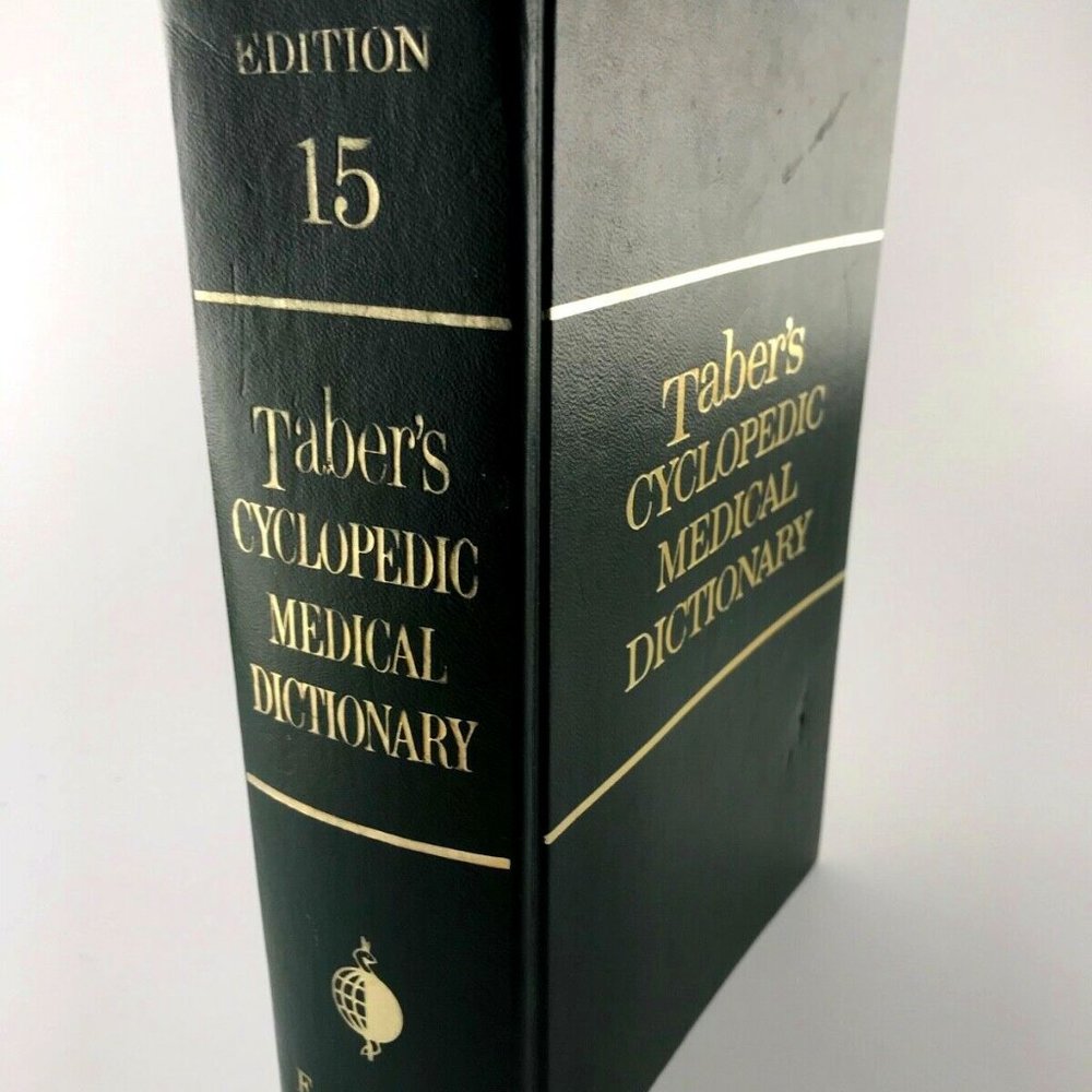 Taber's Cyclopedic Medical Dictionary Vintage 1985